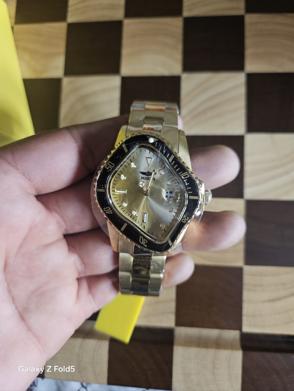 Invicta Artist Men's Gold-Tone Stainless Steel Dive Watch 40mm